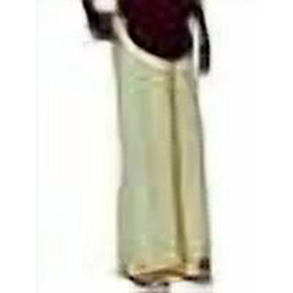 Stylesindia Cotton Saree Border Dhotis with Pocket Vesti Mundu Sarong Kerala Kasavu Sari Border Kattikko Ottikko Dhoti (Cream-Gold-Zari, Single Layer)