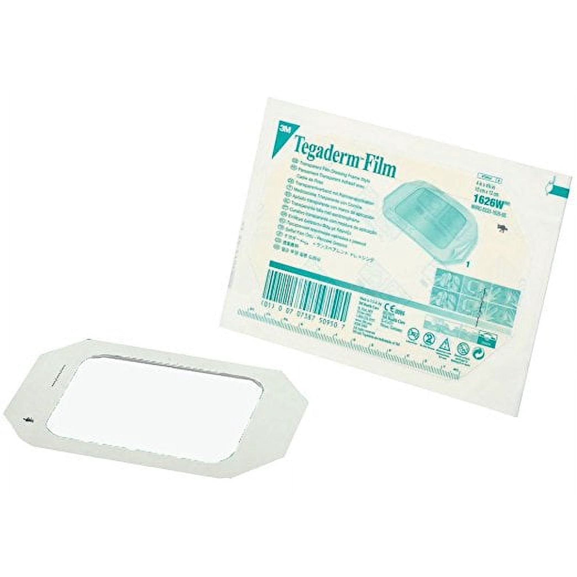 3M Tegaderm Transparent Film Dressing - 4" x 4 3/4" - 10 Individual Dressings