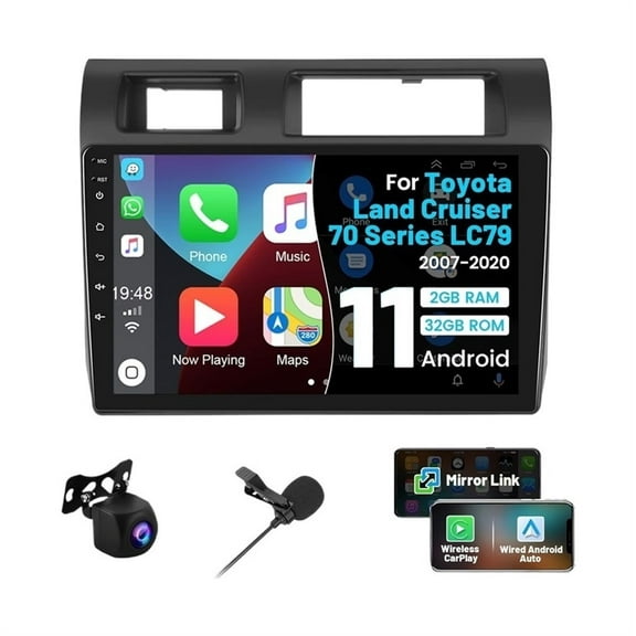 Toyota Land Cruiser 70 Series LC79 2007-2020 Android Stereo