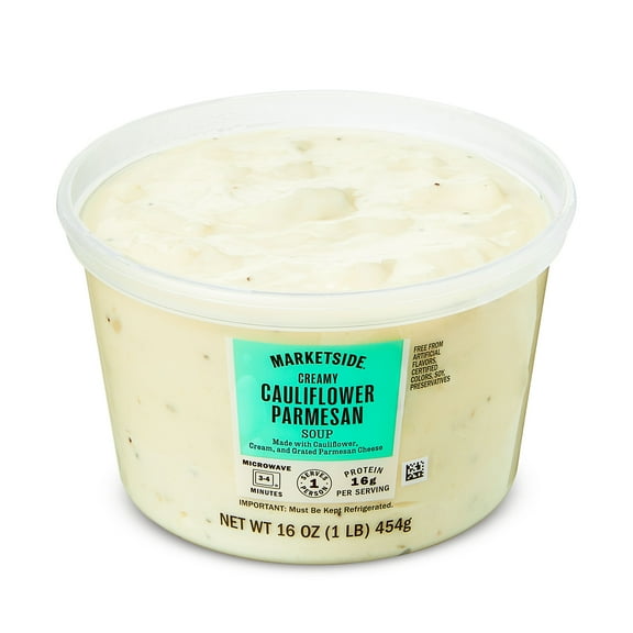 Marketside Creamy Cauliflower Parmesan Soup, 16 Oz
