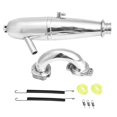 thumbnail image 1 of Tube d'échappement double pour voiture télécommandée HSP Redcat 1/8, compatible avec moteur SH GO 21/28CXP, 1 of 4