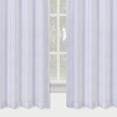thumbnail image 5 of Haperlare 3 Pcs Kitchen Curtain and Valance Set 36 inch Length Waffle Weave Textured Blackout Bathroom Curtains Window Treatment, White, 5 of 5