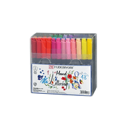 Kuretake Zig Fudebiyori Brush Pen Set, 6-Colors