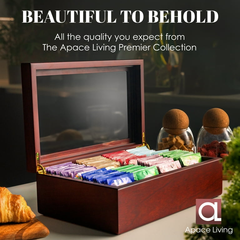 Tea Box - Luxury Wooden Tea Bag Organizer from The Apace Premier