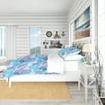 thumbnail image 3 of Designart 'Sea Motif Pattern' Nautical & Coastal Duvet Cover Set, 3 of 4