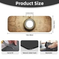 thumbnail image 2 of Xecao Magnetic Old Compass On World Map for Kitchen Sink Splash Guard Faucet Mat , Faucet Guard & Draining mat, (15" X 5.5" ), 2 of 7