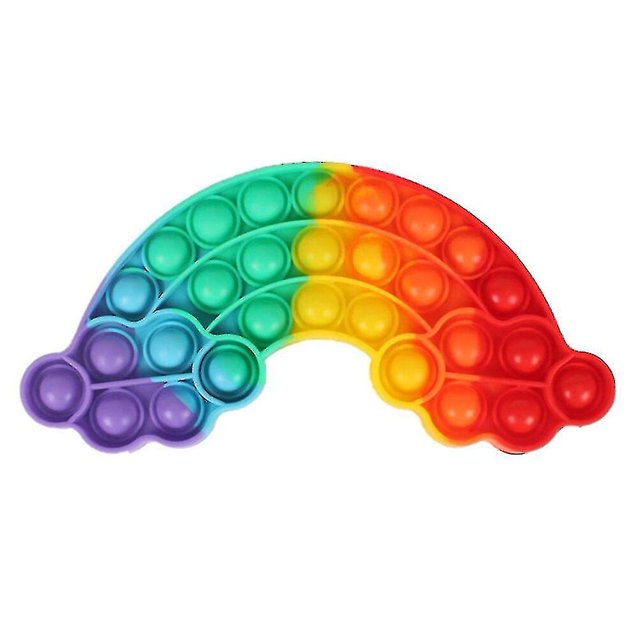 Paquete de juguetes sensoriales antiestrés LIUXGMXG burbujas de arcoíris