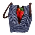 thumbnail image 5 of Insulated Lunch Bags, 9"x5"x6" Thermal Lunch Portable Containers Bag, Dark Blue, 5 of 6