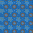 thumbnail image 1 of Ahgly Company Indoor Square Patterned Azure Blue Area Rugs, 7' Square, 1 of 1
