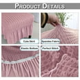 thumbnail image 4 of Gostoto Spandex Chair Cover with Skirt Wedding Party Decor Dining Room Seat Cover Furniture Protector, 4 of 4