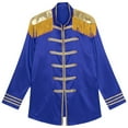 thumbnail image 7 of iiniim Womens Halloween 1960s British Pop-Star Rock Band Musician Cosplay Jacket Royal Blue M, 7 of 7