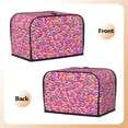 thumbnail image 3 of Kdxio Colorful Donuts 1 Print Toaster Cover Bread Machine Cover Fits for Most Standard 2 Slice Toasters,Keep Toaster Free From Dust And Fingerprint Oven Dustproof Cover, 3 of 7