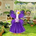 thumbnail image 6 of Butterfly Fairy Porch Goose Outfit 4 Color Options For 19-23 Inch Lawn Geese Spring And Summer Tutu Set With Wings Wand And Flower Headband For Yard Decor, 6 of 9