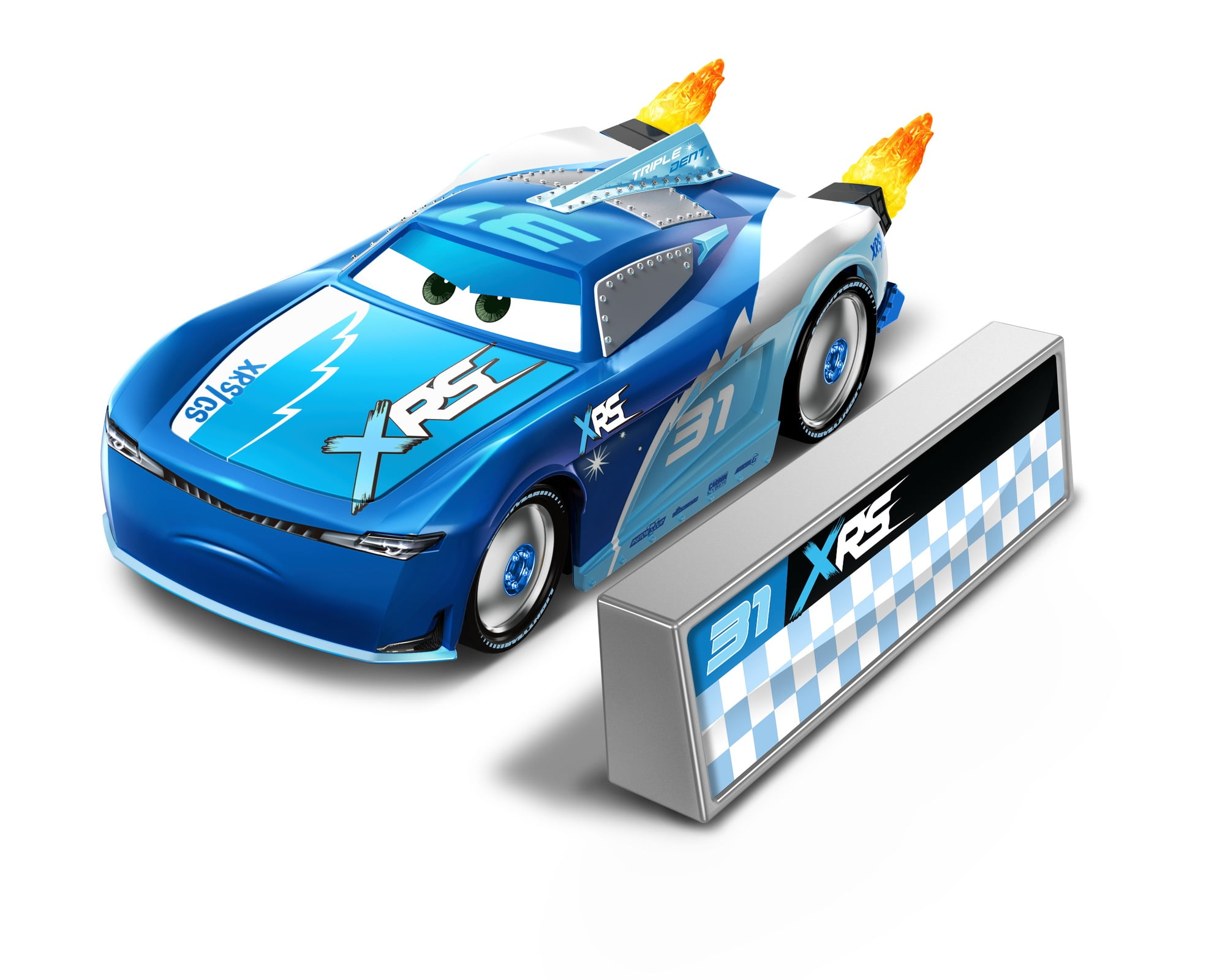 Ed Truncan  with Blast Wall Mattel Disney Pixar Cars Rocket Racing