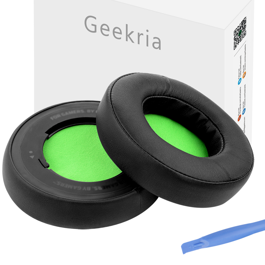 Geekria Protein Leather Earpads Replacement for Razer Kraken 7.1 Chroma
