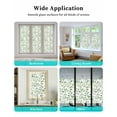 thumbnail image 6 of Window Privacy Film Eucalyptus Leaves Stained Glass Window Film Decorative Sun Block Window Cover Watercolor Minimalist Sprigs Window Clings Static Adhesive Sticker for Bathroom 23.6"x78.7", 6 of 6