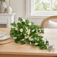 thumbnail image 3 of Fake Vines Artificial Hanging Daisies Garland, Realistic Faux Silkly Flowers Greenery with Flexible Stems, Fade Resistant for Indoor Outdoor Home Garden Balcony Porch Wall Decor, 3 of 6