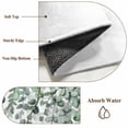 thumbnail image 6 of Round Area Rugs Collection 6 Ft, Green Eucalyptus Leaves Non-Slip Residential Carpet, Summer Botanical Weeping Watercolor Indoor Crawling Mats Runner Rugs for Living Room/Dining Room/Bedroom, 6 of 8