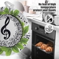 thumbnail image 5 of 4 PCS Pot Holders for Kitchen,Potholders Sets with Hook for Oven,Cooking,Baking,Musical Notes And Treble Clef With Piano Keys, 5 of 7