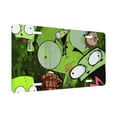 thumbnail image 2 of Green Invader Zim Gir License Plate Cover Aluminum Novelty Vanity Tag Protection License Plate Tag Sign Decorative For Various Car Truck Models, 2 of 8