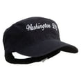 thumbnail image 5 of Washington D.C Embroidered Big Size Adjustable Ripstop Army Cap - Black XL-3XL, 5 of 5