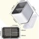 thumbnail image 3 of Estante para cubiertos, escurridor de cubiertos, caja para fregadero, soporte para palillos, cuchara, palillos, tenedor, escurridor, cesta, estante de almacenamiento, caja de almacenamiento - gris, 3 of 5