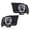 Clear lens Black Housing Amber Reflector, variant on CROSSDESIGN LED DRL Headlights Fit for Ford Mustang 2005-2009 Headlamps