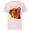 Soft Pink, variant on Disney and Pixar’s Cars Lightning McQueen Birthday Champ - Short Sleeve Cotton T-Shirt for Adults - Customized-Black