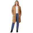 thumbnail image 5 of Turtle Bay New York Women’s Cable Knit Duster Cardigan, Open Front, Longline with Pockets, 5 of 5