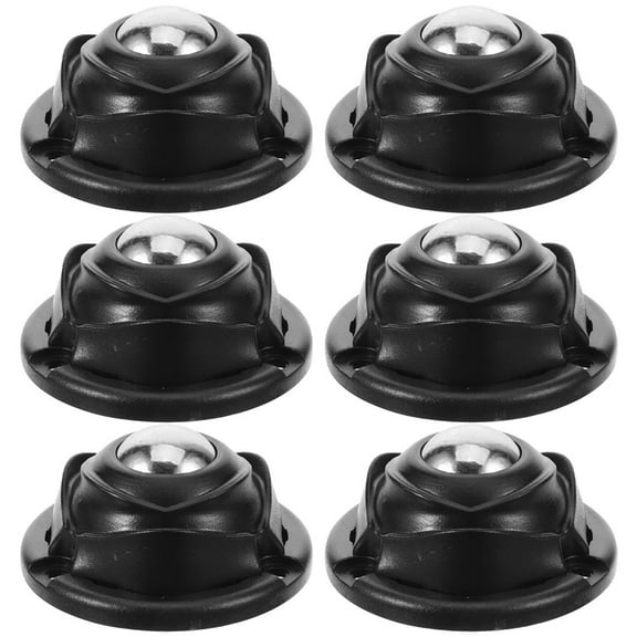 HOMEMAXS 6 Pcs Stick On Wheels Self Adhesive Caster Wheels Appliance Rollers Fumniture Wheels
