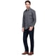thumbnail image 4 of Camisa Vaquera Moderna Wrangler Manga larga Hombre 712 Gris oscuro M, 4 of 5