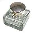 thumbnail image 3 of Madison Bay Company Square Clear Glass Mini Inkwell, 1.75 Inches Square X 1.75 Inches Tall, 3 of 3