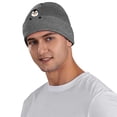 thumbnail image 5 of XIAOCHA Warm Fall‑Winter Beanie for Women，Penguin‑Embroidered Beanies，Daily Outdoor Headwear,Grey, 5 of 6