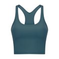 thumbnail image 1 of Chaleco de yoga de moda que combina con todo, con almohadilla para el pecho, ropa interior deportiva a prueba de golpes para entrenamiento desnudo y agradable para la piel para mujer, 1 of 6