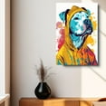 thumbnail image 4 of Dogo Argentino Dog Wall Art Cute Animal Decor for Kid's Bedroom, Home Office Conversational Piece, Bathroom Decor, Gifts for Dog & Beach Lover, Baby Shower, Birthday, Hang Ready, 4 of 6