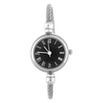 thumbnail image 2 of Reloj De Pulsera, Reloj Analógico Para Mujer, Correa De aleación De Cuarzo Redonda Analógica Para Mujer, Reloj De Pulsera Abierto, Reloj De Pulsera, Reloj De Cuarzo Números, 2 of 7