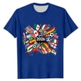 thumbnail image 2 of Chandail Filles Col Rond Hauts Graphiques T-Shirts Tenues d'Été Vêtements Filles 12-13 Ans, 2 of 4