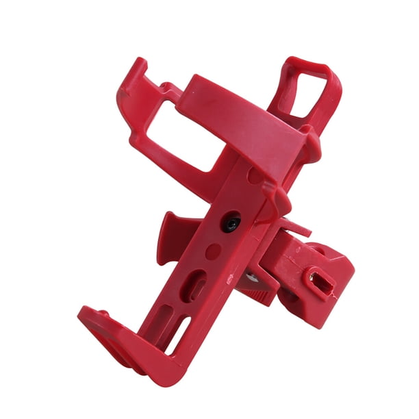 Portavasos ajustable para bicicleta Sonducket soporte para botella de agua rojo