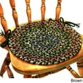 thumbnail image 5 of Rhody Rug KA63 Katie Sage 65% Polypropylene 35% Nylon Space-dyed Multi 15" x 15" Chair Pad Set-of-4, 5 of 5