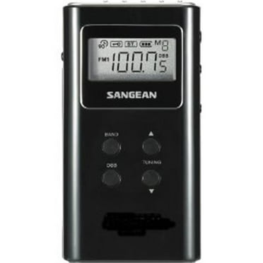 Sangean Portable AM/FM Radio, Black, DT180BLK - Walmart.com