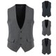 thumbnail image 5 of Mens Dress Suit Vest 3 Button V Neck Formal Business Comfortable Soft Costume, 5 of 8