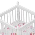 thumbnail image 2 of Dollhouse Nursery Furniture White 1:12 Crib Bassinet Chair Hobbyhorse Round Stool Alloy Miniature Baby Furniture, 2 of 4