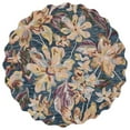 thumbnail image 5 of SAFAVIEH Blossom Tina Floral Area Rug, Blue/Gold, 5' x 8', 5 of 8