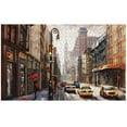 thumbnail image 2 of 500 Piece Large Puzzle Game For S And Kids 6+ Years Old, Beautiful New York Street Scene Design With Precision Fit Pieces, Ideal Recreational Gift For Family Friends To, 2 of 5
