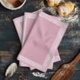 thumbnail image 6 of Pink Greek Key Kitchen Towels Set of 3, Water Absorbent Dish Towel, Geometric Greece Ancient Farmhouse Geo Decorative Hand Towels - Quick Drying Cloth for Cooking Baking, 18x28 Inch, 6 of 8