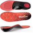 thumbnail image 1 of YWC-Arch Support Insoles for Plantar Fasciitis - Ultra Light High Arch Support Inserts - Orthotic Shoe Insole for Heel Pain, Flat Feet,Heel Spurs - Work Boot Insoles for Standing All Day (XS), 1 of 4