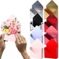 thumbnail image 5 of 1Pcs Flower Envelope Box,Folding Storage Box,Waterproof Envelop Paper Boxes,Hand Folding Bouquet Flower Box for Wedding Engagement Valentines Day Birthday Graduation Party Decor(Red2), 5 of 5