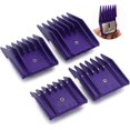 thumbnail image 1 of WWS-4 Pcs 4 Tailles Professionnelles Style A5 Tondeuse à Animaux Guide de Fixation Peignes de Limite de Coupe, 3mm, 6mm, 9mm, 12mm, 1/8 Pouces, 1/4 Pouces, 3/8 Pouces, 1/2 Pouces, Compatible avec Oster Classic 76 A5 Andis AG BG, 1 of 4