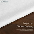 thumbnail image 3 of Elrene Home Fashions Savannah Boho Paisley Water- and Stain-Resistant Vinyl Tablecloth with Flannel Backing, 60 Inches X 84 Inches, Oval, Gray, 3 of 14