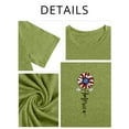 thumbnail image 2 of XCHQRTI Faith 4th of July Shirt Plus Size Women Graphic Tees Summer Short Sleeve Tops, 2 of 7